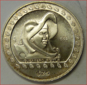 Mexico 25 pesos 1992